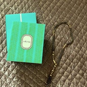 Vintage looking tassel necklace